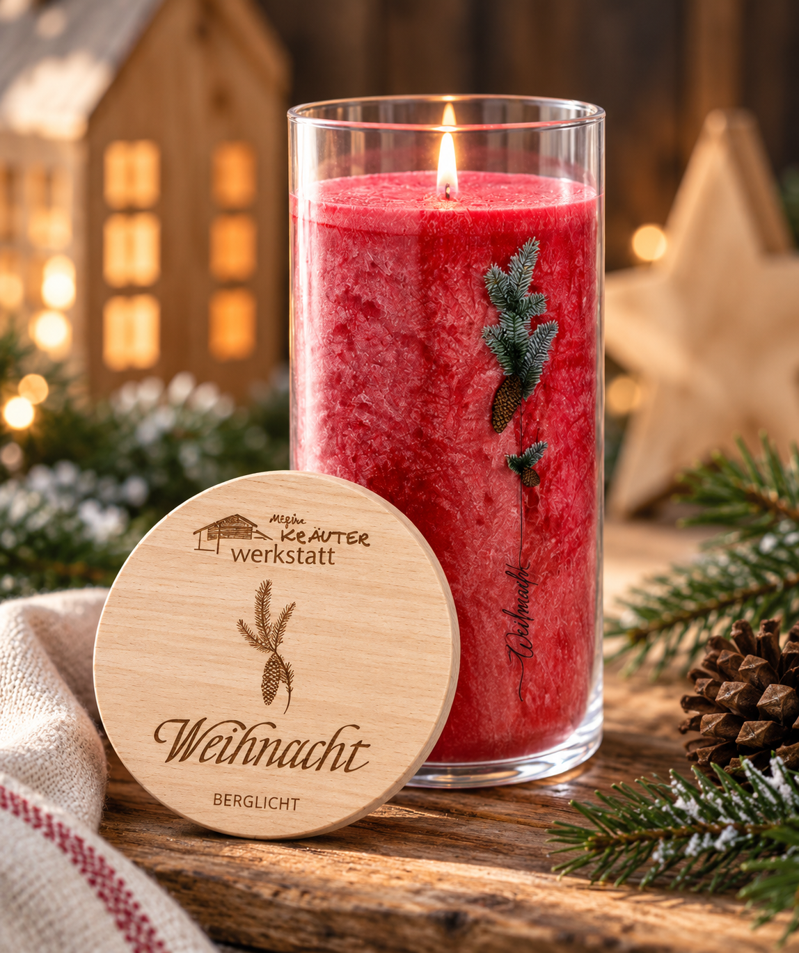 Weihnacht Berglicht Kerze