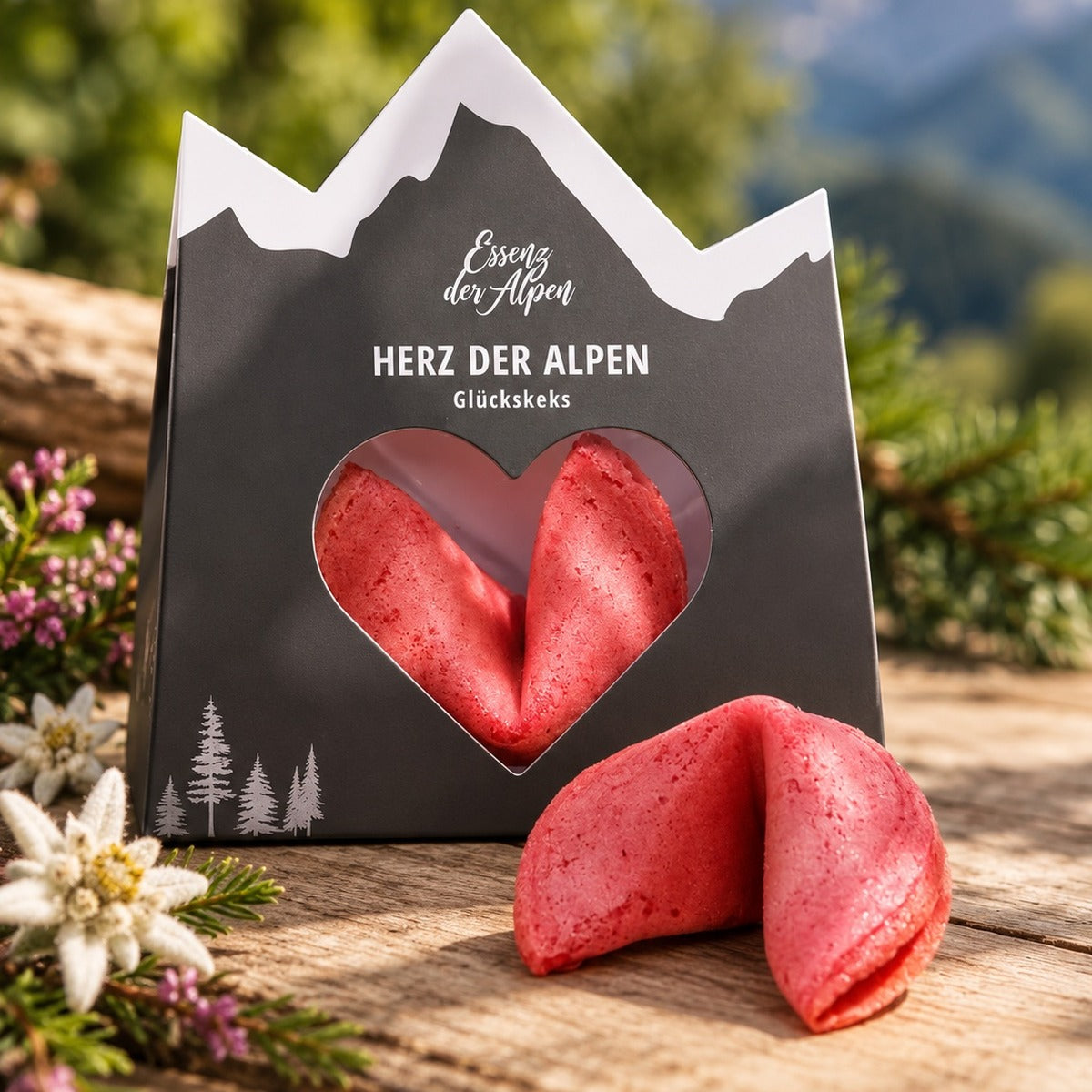Alpenherz Glückskeks
