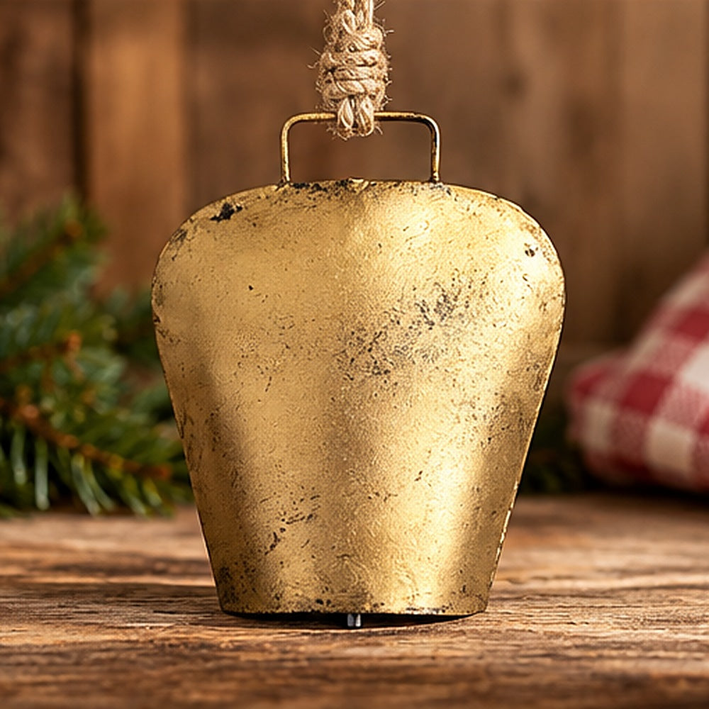Deko-Glocke goldfarben, Rückseite