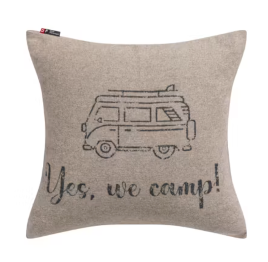 Kissen "Yes, we camp!"