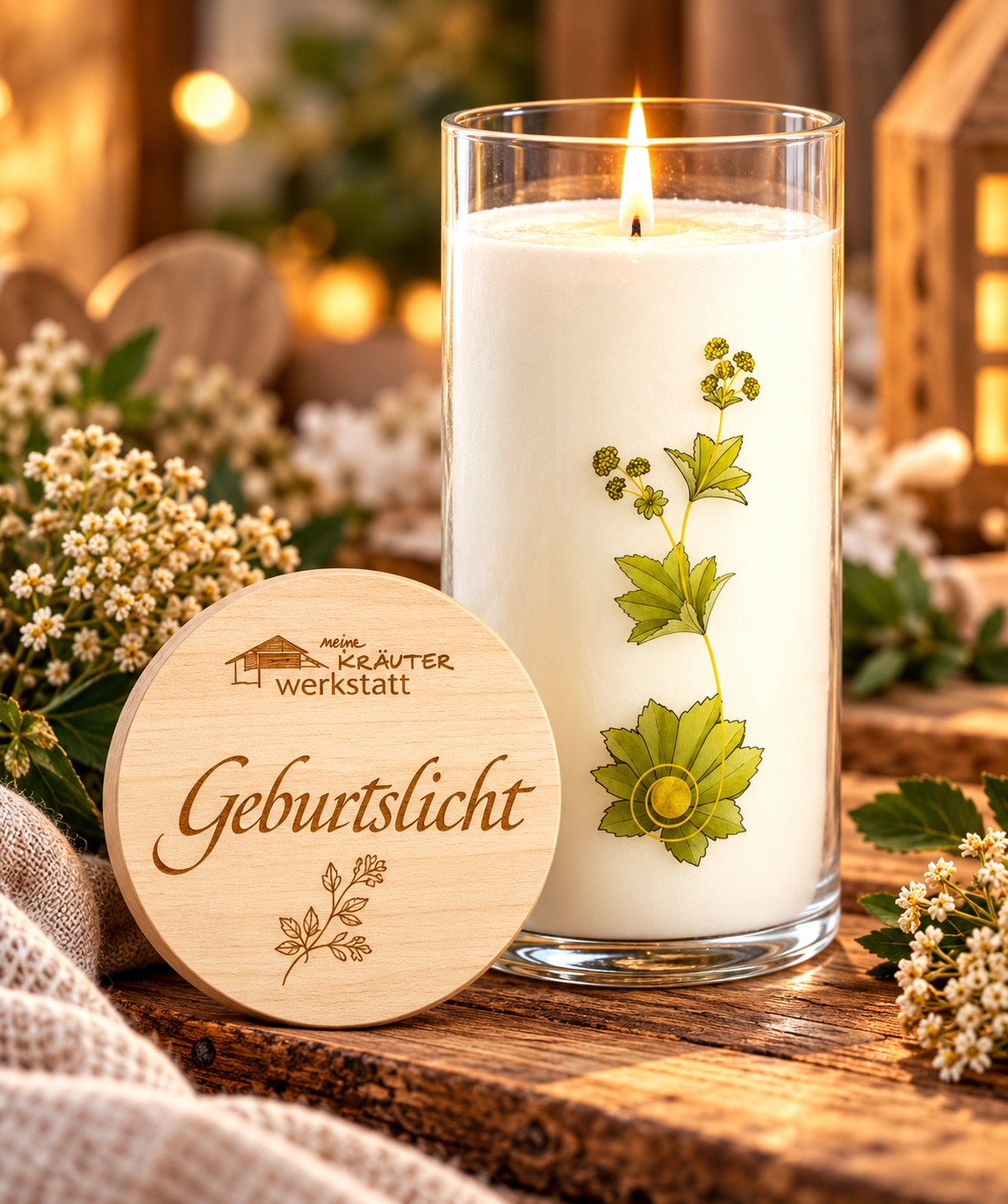 Geburtslicht Kerze