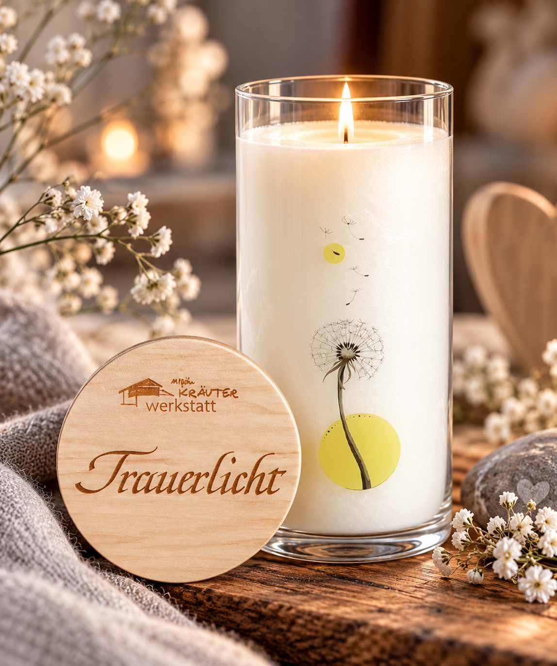 Trauerlicht Kerze