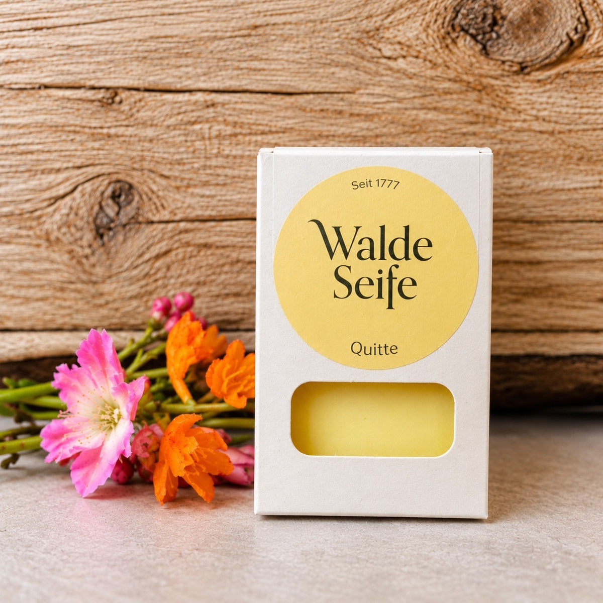 Quittenseife handgeschöpft 100g