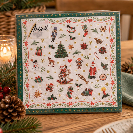 Servietten Weihnachten, 20 Stück